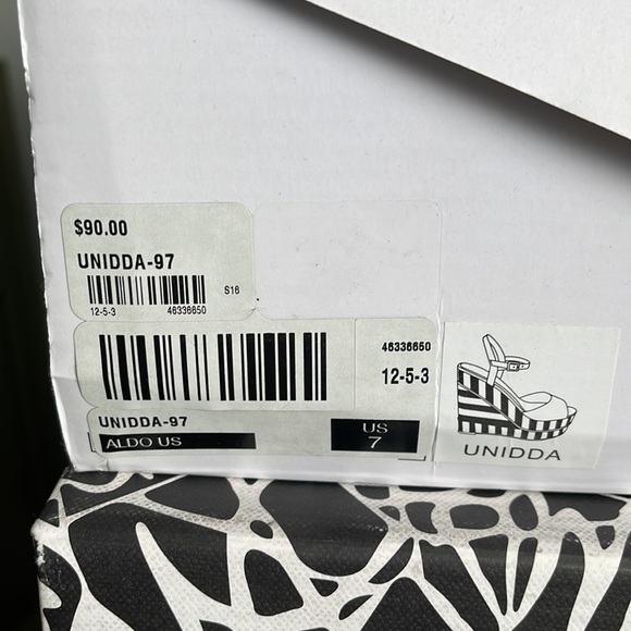 Aldo platform striped wedges - Picture 5 of 8